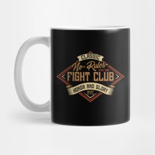 Classic No Rules Fight Club Mug